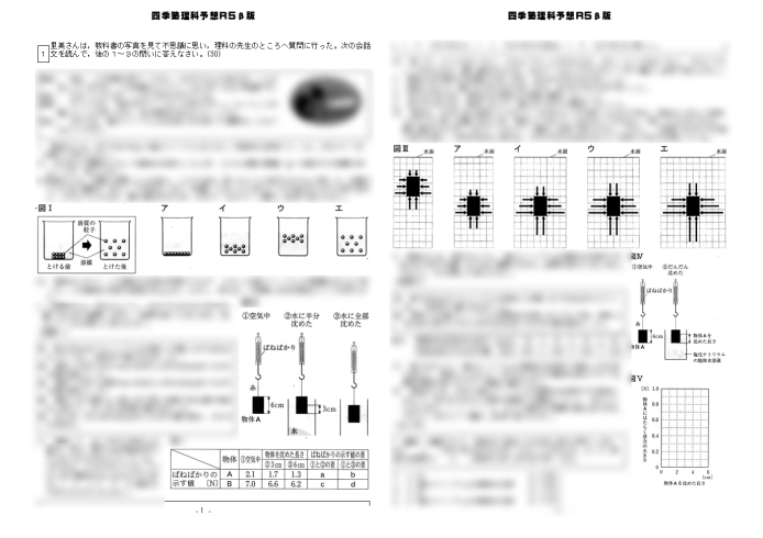 令和５年度宮崎県立高校入試理科予想１です「宮崎県立高校入学試験理科予想問題を作成しました。【塾/宮崎/受験/中学生/統一模試/講習】」