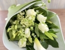 #花フォトログ 本日の1枚 「白とグリーンの花束-mao-」
