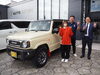 「新車ジムニーをご納車させていただきました」