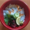 「明日の日替り弁当はイカ丼」