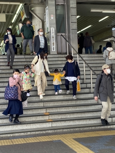 日野から来た娘さん親子を駅に迎えに行きました「葛西臨海公園に行きました♬ 西船アンティークDEN」