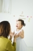 ママと遊んでにっこにこ♥可愛すぎます。。「【お誕生日撮影】２歳バースデー♪【誕生日記念写真は本八幡のフォトスタジオMysigへ】」