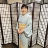 問屋町レンタル着物　成人式後撮り撮影　訪問着着付け　持ち込み料無料