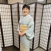 問屋町レンタル着物　成人式後撮り撮影　訪問着着付け　持ち込み料無料
