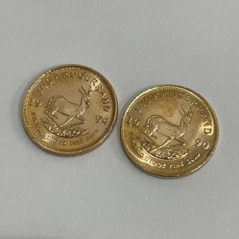 クルーガーランド金貨「【亀有で金貨 買取】クルーガーランド金貨をお買取りしました【銀座パリス亀有ゆうろーど店】」