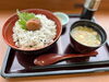 「和歌山有田港から直行しらす丼」