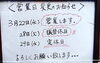 「本日はお休みです　m(__)m　＠中書島」