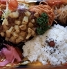 「明日の日替り弁当はじゃがハンバーグ」