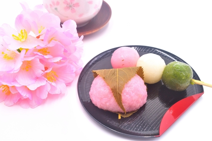 三色だんごと桜餅セット「花より団子？（だんご屋さんの舞台裏）」