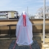 幼稚園で除幕式です「除幕式 in 松阪市」