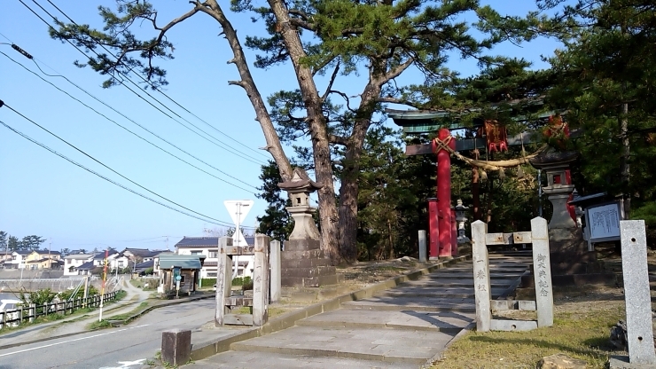 岩船神社「春ですね」