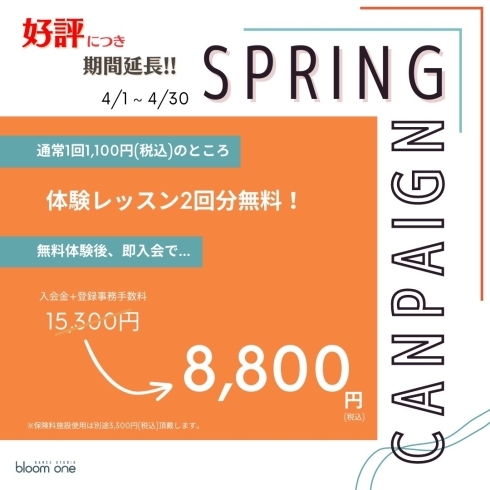 「SPRING CAMPAIGN」