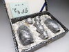 「【新潟市/三条市/買取本舗ふくろう】　新潟市東区　新潟市西区　松下喜山　本錫製　酒器　ちろり　猪口　盃　錫器　茶器　茶道具　茶壺　茶壷　花瓶　工芸品　古道具　骨董品　整理品」