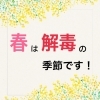 「春は解毒（デトックス）の季節です！」