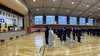 「南木曽中学校で入学式」