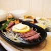 リブロースステーキ定食