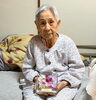 「祝♡100歳♡ 【胡蝶蘭のボトルフラワー】」