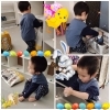 お仕度バッチリだね(*^-^*)「けおけおぐみさん(*^-^*)新しいお友だち(´▽｀*)」