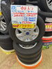 「【中古 タイヤ×アルミ】145/R12 6PR LT   4本セッット　￥17,490」