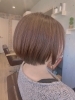 「丸みのあるショートボブ♪ 札幌市南区美容室　PRINK-76」