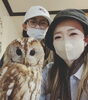 一緒に写真撮るとこんな感じです、カワイイわ「ゴールデンウィークですね！」