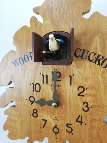 「珍しいシチズン鳩時計、修理完了〜♪(⌒▽⌒)」