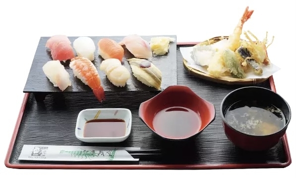 数量限定‼︎  寿司8貫と天ぷらのセット「5月3、4、5日の営業時間」