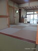 「縁無畳とふつうのたたみの組み合わせ」