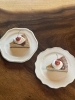 さくらんぼとアールグレイのチーズケーキ「今週のもかちゃんのチーズケーキ」