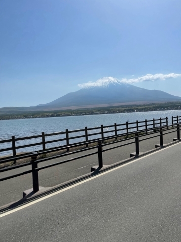 山中湖から望む富士山「オリジナルアウトドア製品！製作いたします！！」