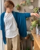 「母の日　ギフト　リネンカーディガン」