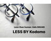 ボストン型の綺麗なカラーリング「こども用メガネ|新ブランドLESS BY Kodomo」