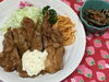 「本日のAランチは　チキン南蛮です。」