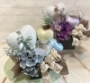 今、季節の紫陽花を入れたアレンジです。「季節のアレンジ」