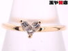 「スタージュエリー 美品 ダイヤ 0.05ct ハート リング 7号 K18YG イエローゴールド 販売中！ 玉や質店 千葉 市川市 本八幡」
