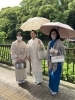 都会の新緑が鮮やかでした「着物deお出かけ会開催！【葛飾区限定！成人式の豪華振袖フルセットレンタル店】」