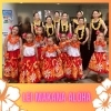 踊り終わった後の安堵感たっぷりの笑顔です！「「五月の祭典」ステージで踊りました！那珂川市　フラダンス教室　大人クラス　子供クラス　」