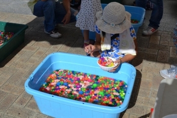 子どもたちに大人気の遊戯スポット。