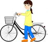自転車押す時は要注意！「バランス大事ですね」