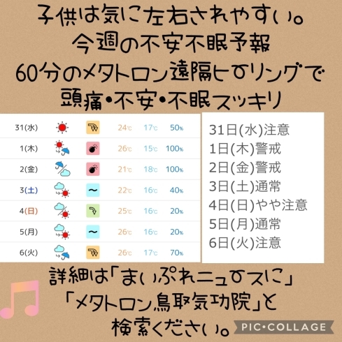 不安 不眠 偏頭痛「【子供は氣に左右されやすい！今週の不安、不眠、偏頭痛予報】 60分のメタトロン遠隔ヒーリングで頭痛・不安・不眠の波動改善　メタトロン鳥取・米子・境港・松江 」