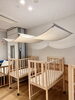 「保育園に天蓋お取り付け」