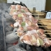 産直市場「銅夢キッチン」（新居浜市泉池町）、焼き鳥焼けてますよー！