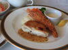 若鶏のコンフィ＆エビフライ「   ○・。＊　週替わりアザレアランチ　＊。・○」