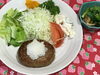 「本日のAランチは　和風ハンバーグです。」