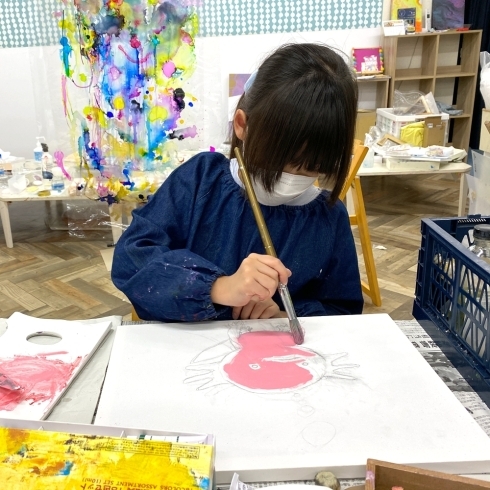 油絵に挑戦！「初めての油絵に挑戦！【横浜市磯子区習い事｜絵画工作教室｜自由制作アート】」