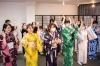 「問屋町レンタル着物　ゆかた　今年は花火大会も開催されるよ　店内ゆかたそろっています」