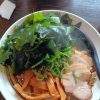 らーめん晴れるやのしょう油らーめんのメンマもりとわかめ盛【国分寺町のラーメン屋　おすすめは人気の豚こつこってり】
