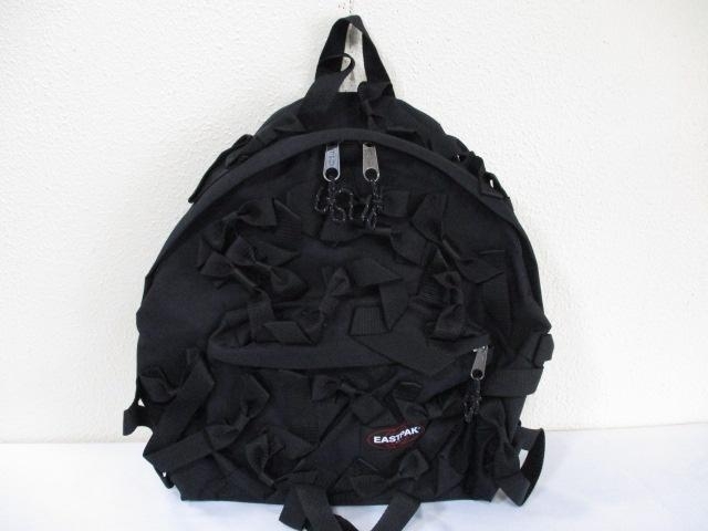 BEAMS COUTURE × EASTPAK リボン バックパック リュック黒-