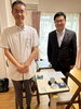 松島県議とツーショット「松島幸一県議会議員とお話しました！」