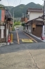 施工区間。工事中、ご協力ありがとうございました。「太田谷川河川改修工事　施工させていただきました！」